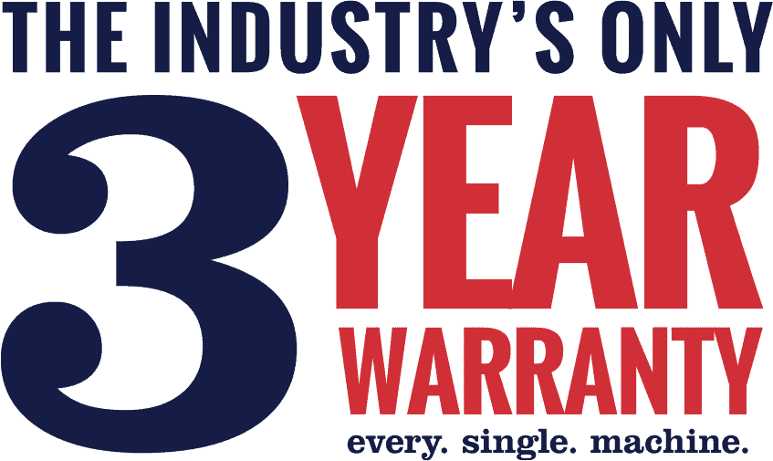 3 year warranty logo