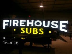 firehouse subs channel letter sign
